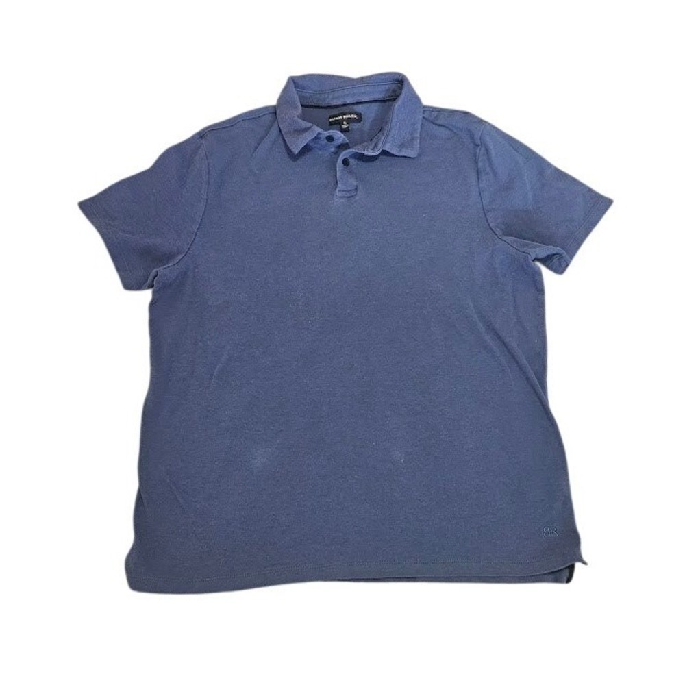 Banana Republic Polo Shirt Men Blue 100% Cotton XL